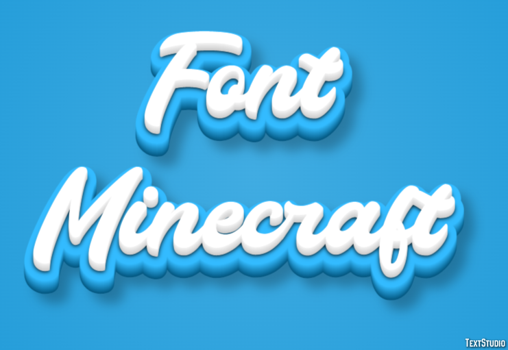 Font Minecraft Text Effect