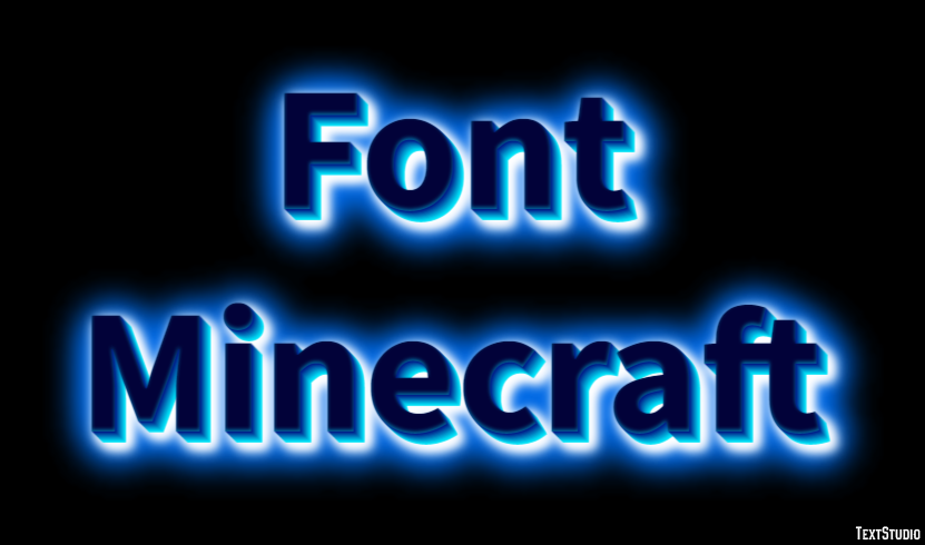 Font Minecraft Text Effect
