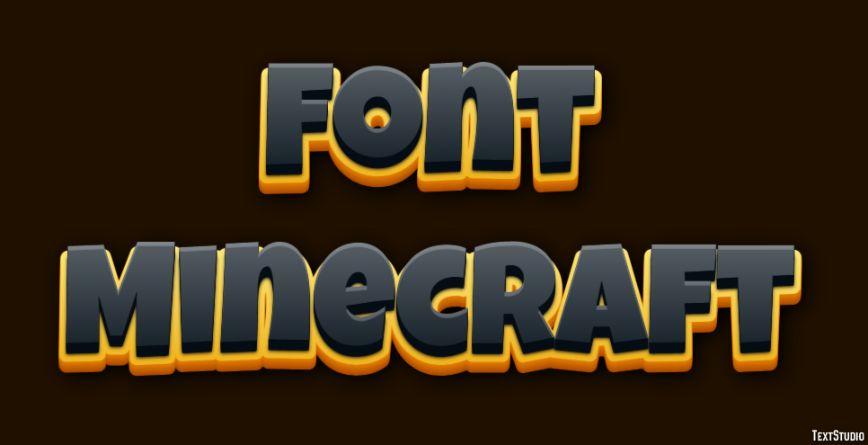Font Minecraft Text Effect