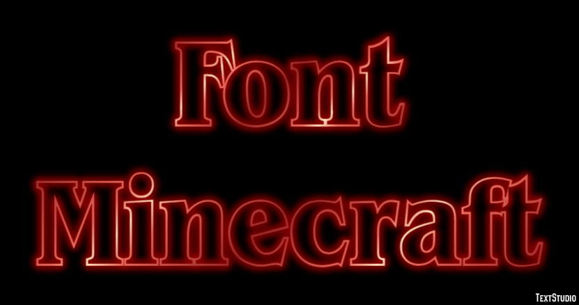 Font Minecraft Text Effect