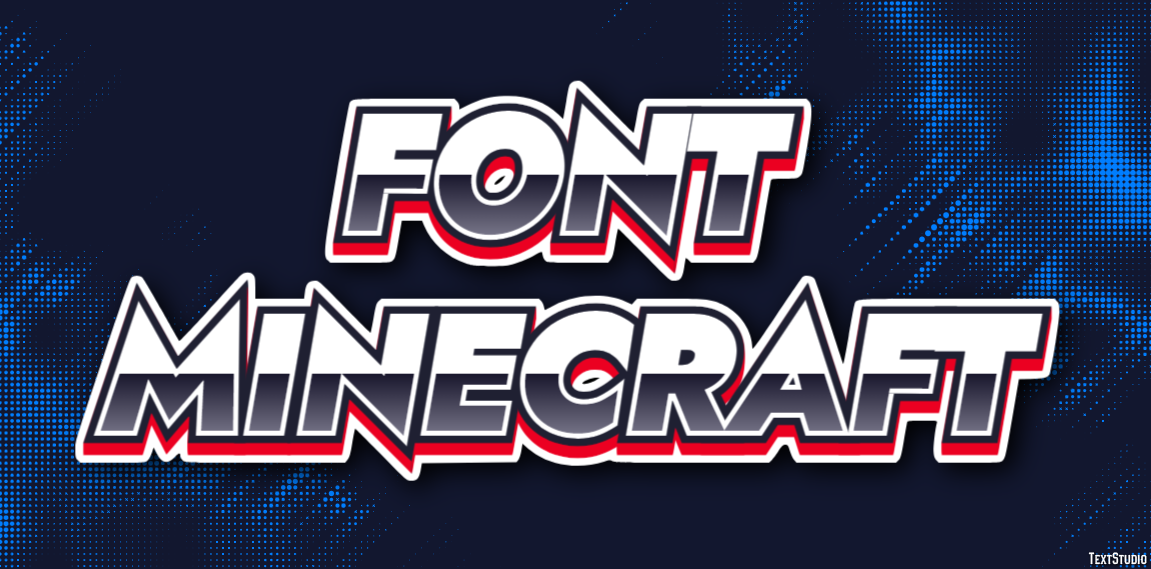 Font Minecraft Effet de Texte