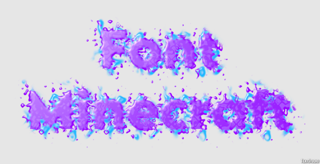 Font Minecraft Efecto de Texto