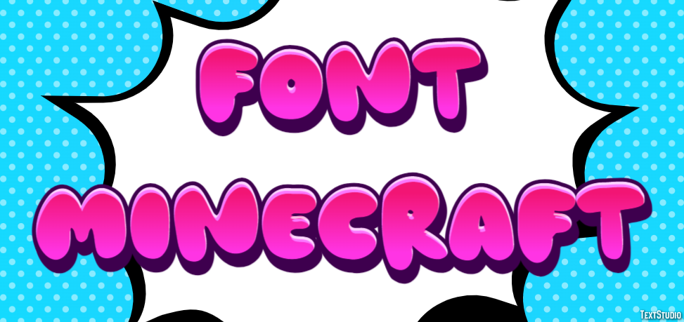 Font Minecraft Effet de Texte