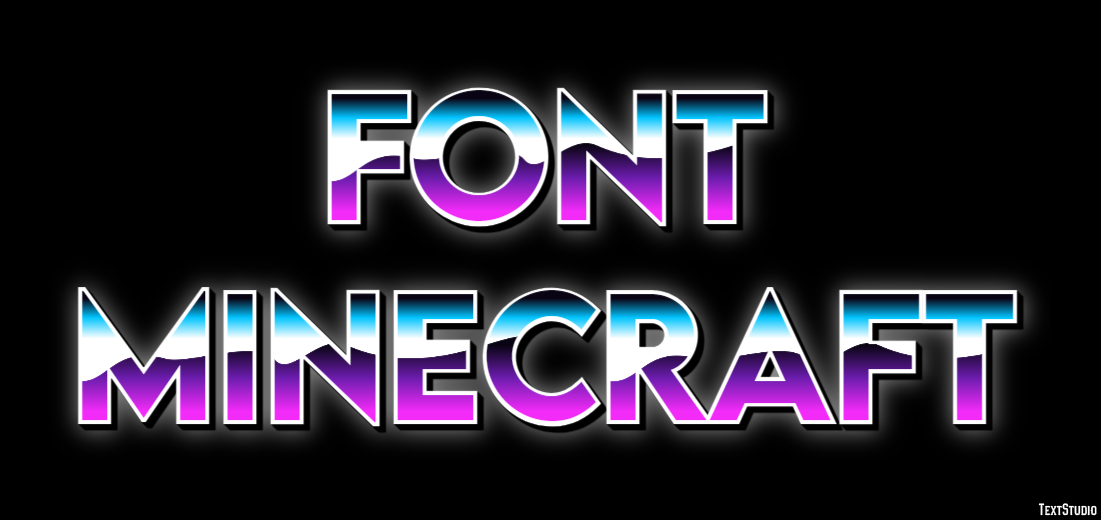 Font Minecraft Efecto de Texto