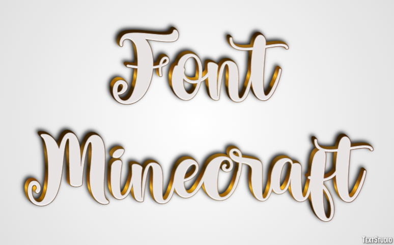 Font Minecraft Text Effect