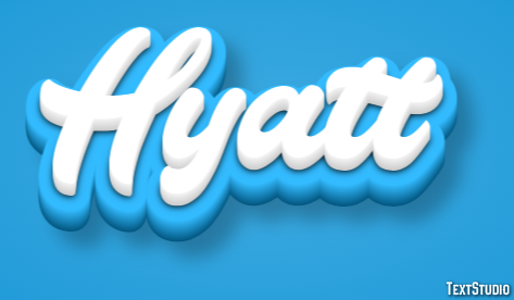 Hyatt Text Effect