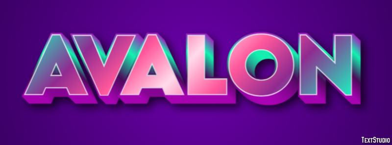 Avalon Efekt tekstowy