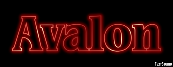 Avalon Efekt tekstowy