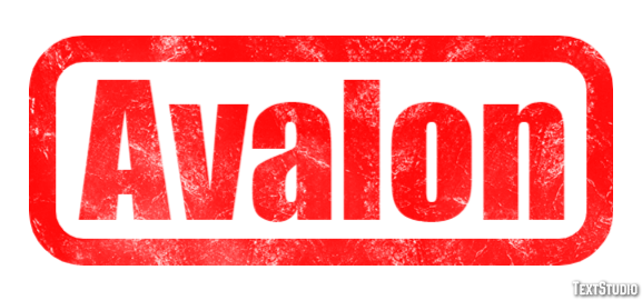 Avalon Efekt tekstowy