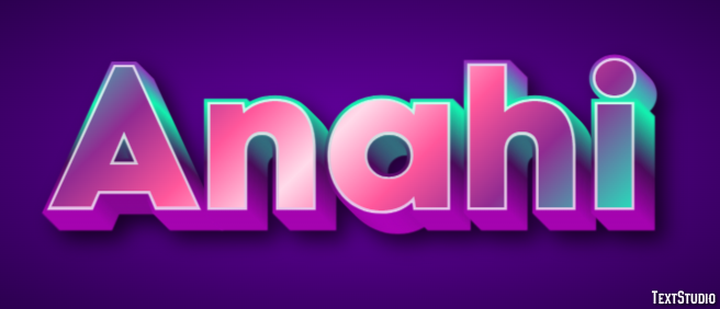 Anahi Text Effect