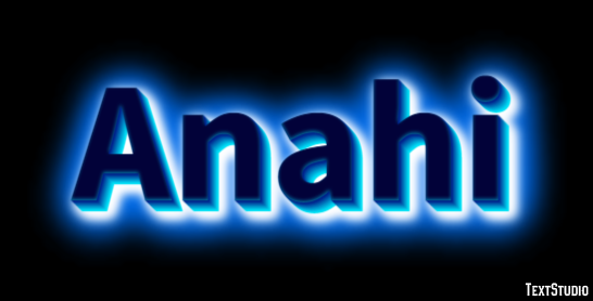 Anahi Effetto testo