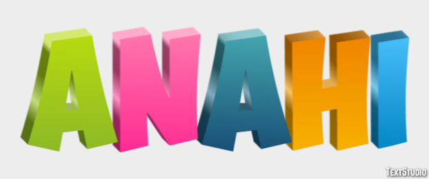 Anahi Text Effect