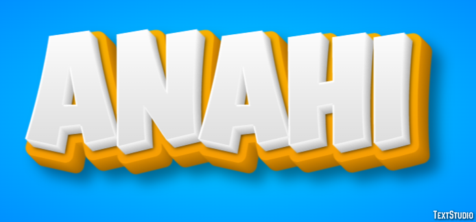 Anahi Text Effect
