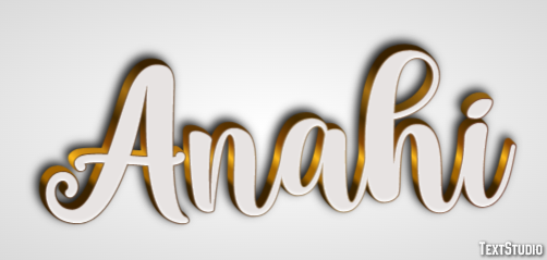 Anahi Efeito de texto