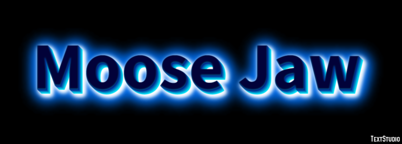 Moose Jaw Effetto testo