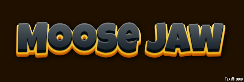 Moose Jaw Effetto testo