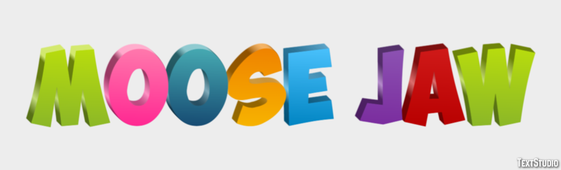 Moose Jaw Effetto testo
