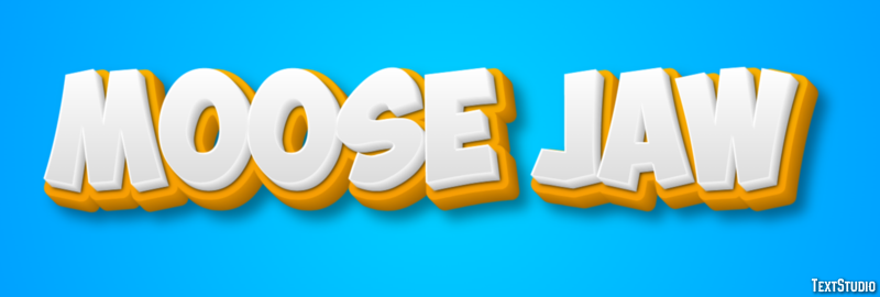 Moose Jaw Tekst Effect