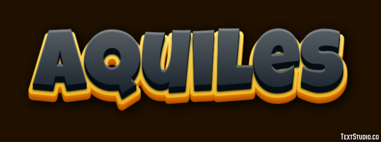 Aquiles Efecto de Texto
