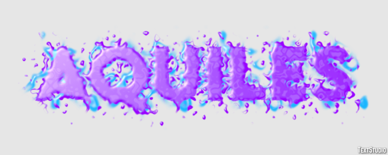 Aquiles Efecto de Texto