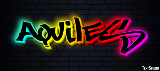 Aquiles Efecto de texto