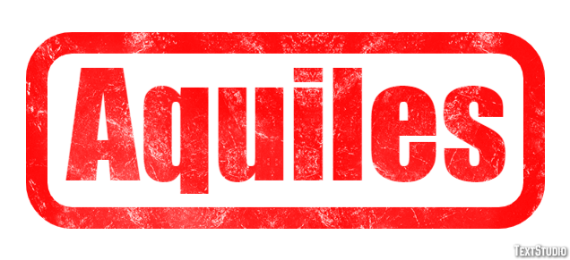 Aquiles Efecto de Texto