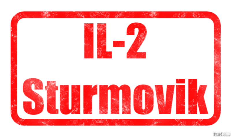 IL-2 Sturmovik Effet de texte