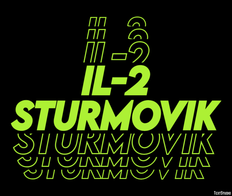IL-2 Sturmovik Text Effect
