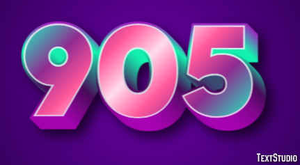 905 Efecto de Texto
