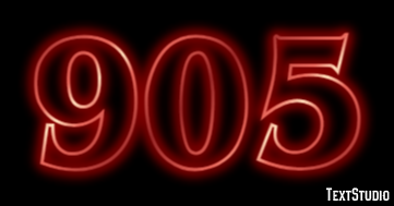 905 Efecto de Texto