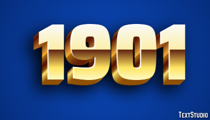 1901 Texteffekt