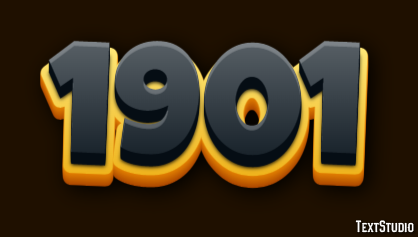 1901 Texteffekt