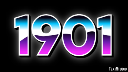 1901 Efecto de Texto