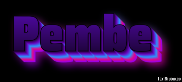 Pembe Texteffekt