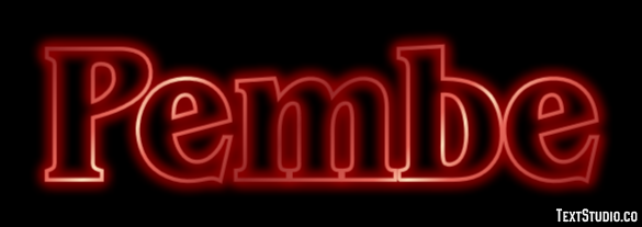 Pembe Texteffekt