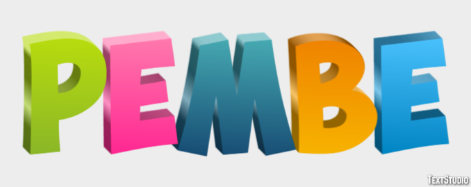 Pembe Texteffekt