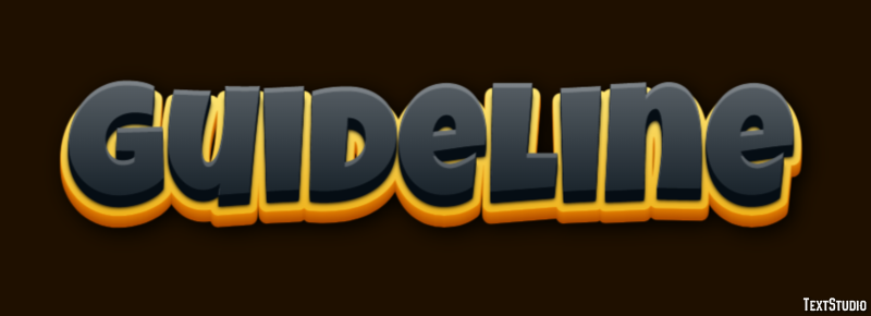 Guideline テキスト効果