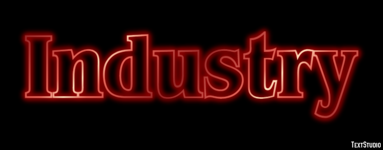 Industry Tekst Effect