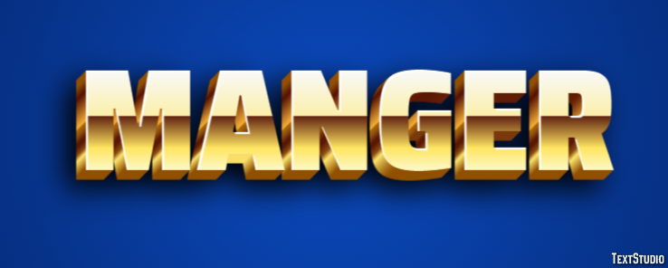 Manger Text Effect
