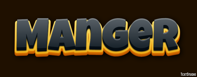 Manger Text Effect