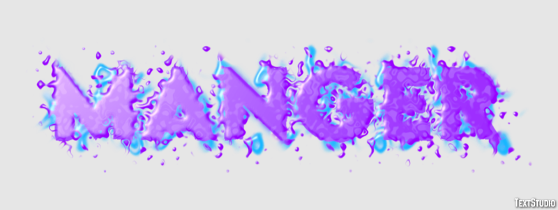 Manger Texteffekt