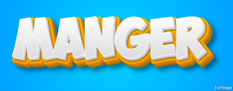 Manger Text Effect