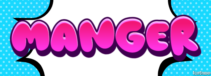 Manger Texteffekt