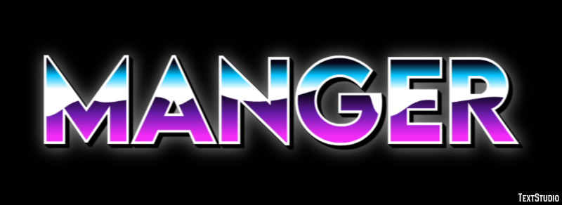 Manger Texteffekt