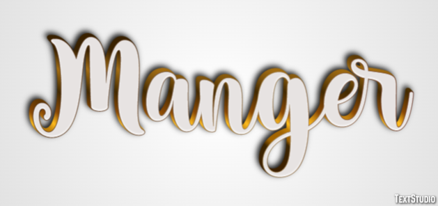 Manger Text Effect