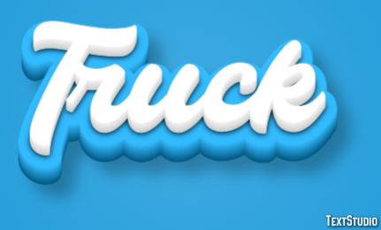 Truck Efecto de Texto
