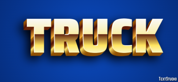 Truck Efecto de Texto