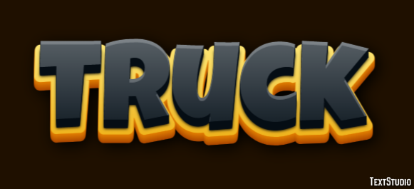 Truck Efecto de Texto