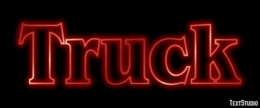 Truck Efecto de Texto