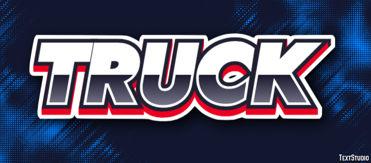 Truck Efecto de Texto